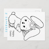 自分のイースターカードに色を付ける ポストカード (正面/裏面)