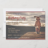 自分のイースター誕生日パーティーの招待状を作成する 招待状 (正面)