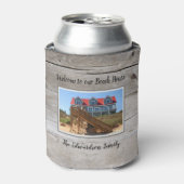自分のウェルカムファミリーサマービーチハウスを作成 缶クーラー (缶正面)