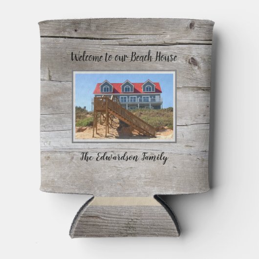 自分のウェルカムファミリーサマービーチハウスを作成 缶クーラー (正面)
