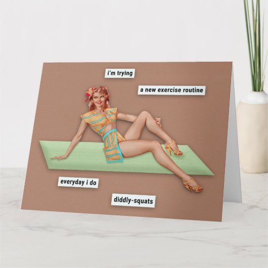 自分のエクササイズルーチン カード (正面)