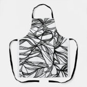 自分のエプロンをカラー#2:着色おもしろいガーデンホーム エプロン (正面)