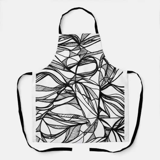 自分のエプロンをカラー#2：着色おもしろいガーデンホーム エプロン (正面)