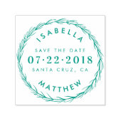 自分のエレガントな結婚式を作成する日付を保存 セルフインキングスタンプ (デザイン)