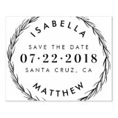 自分のエレガントな結婚式を作成する日付を保存 ラバースタンプ (インプリント)