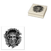 自分のオークの木の緑の男を作成 ラバースタンプ (押印)