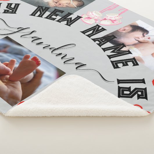 ✨自分のカスタムを作る私の新しい名前は祖母スロー シェルパブランケット (3/4)