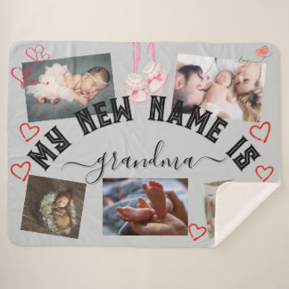 ✨自分のカスタムを作る私の新しい名前は祖母スロー シェルパブランケット