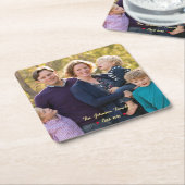 自分のカスタムを作成するフォト紙コースター スクエアペーパーコースター (アングル)