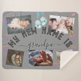 ✨自分のカスタムを新しい名前にGRANDPA THROW シェルパブランケット