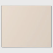 自分のカスタムアーモンドベージュを作成 ラッピングペーパー (フラット)