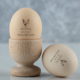 自分のカスタムファーム名ヴィンテージ生卵を作る ラバースタンプ