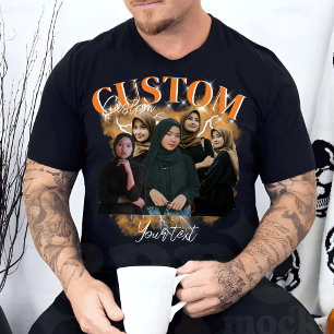 自分のカスタムブートレッグ写真ブートレッグガールフレンド Tシャツ