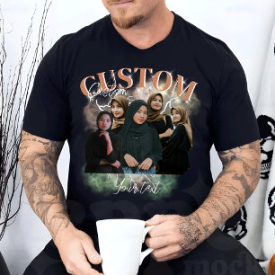 自分のカスタムブートレッグ写真ブートレッグガールフレンド Tシャツ
