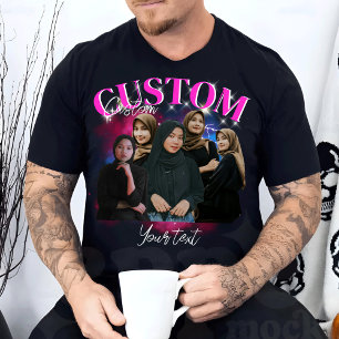 自分のカスタムブートレッグ写真ブートレッグガールフレンド Tシャツ