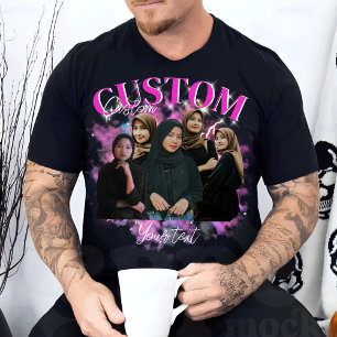 自分のカスタムブートレッグ写真ブートレッグガールフレンド Tシャツ