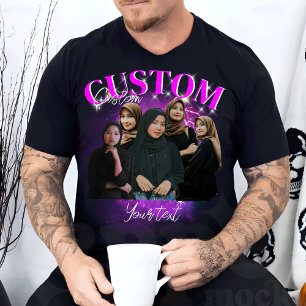 自分のカスタムブートレッグ写真ブートレッグガールフレンド Tシャツ
