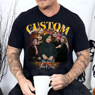 自分のカスタムブートレッグ写真ブートレッグガールフレンド Tシャツ
