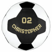 自分のカスタムプレイヤー名のジャージー番号の作成 サッカーボール (正面)