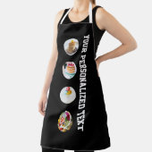 自分のカスタム写真とパーソナライズされた文字を作成 エプロン (インサイチュ)