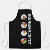 自分のカスタム写真とパーソナライズされた文字を作成 エプロン (正面)