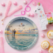 自分のカスタム写真を作結婚成 ペーパープレート (パーティー)