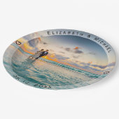 自分のカスタム写真を作結婚成 ペーパープレート (アングル)