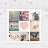 自分のカスタム写真を結婚作成 スタンダードカクテルナプキン