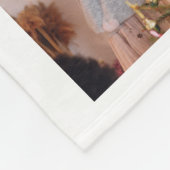 自分のカスタム写真パーソナライズされた15枚 フリースブランケット (角)