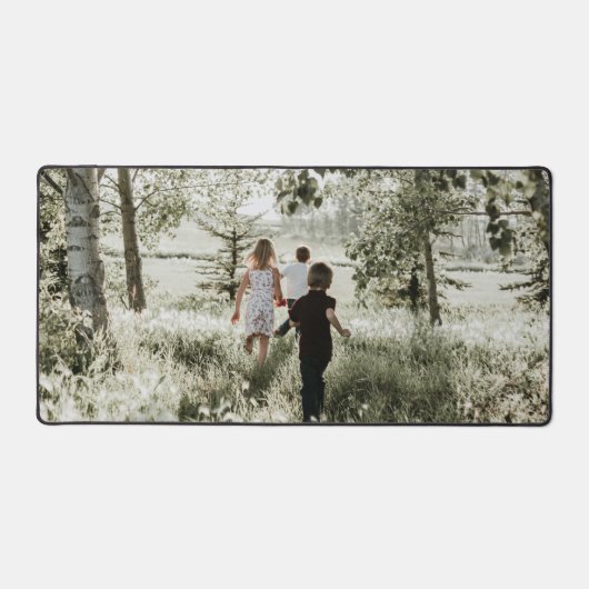 自分のカスタム写真パーソナライズされた デスクマット (正面)