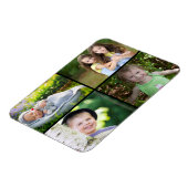 自分のカスタム家族の写真を作成 マグネット (左側)