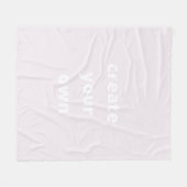 自分のカスタム家族トレンディーを作るキープサクかわいい フリースブランケット (正面(横))