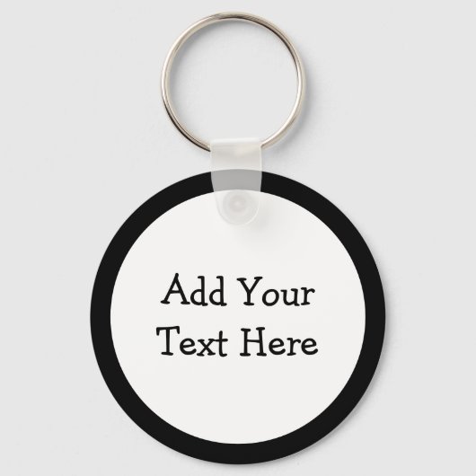 自分のカスタム文字を追加 キーホルダー (正面)