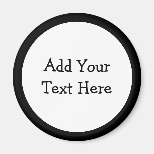 自分のカスタム文字を追加 マグネット (正面)