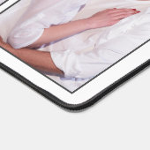 自分のカスタム結婚式の婚約写真の追加 デスクマット (コーナー)