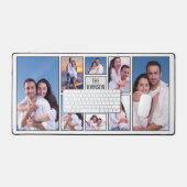 自分のカスタム結婚式の婚約写真の追加 デスクマット (キーボード&マウス)