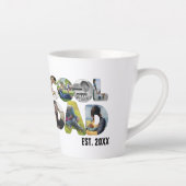 自分のカッコいいパパ7の手紙の写真を作成する カフェラテマグ (右)