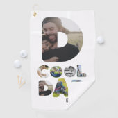 自分のカッコいいパパ7の手紙の写真を作成する ゴルフタオル (インサイチュ)