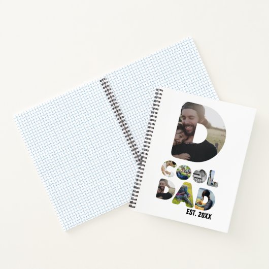 自分のカッコいいパパ7の手紙の写真を作成する ノートブック (内部)