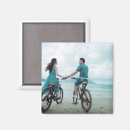 自分のカップルカスタム写真の作成 マグネット (正面/裏面)