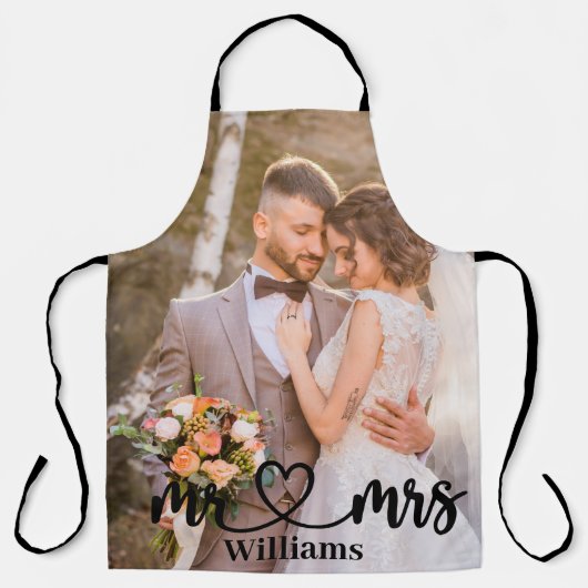 自分のカップルパーソナライズされた写真の作成 エプロン