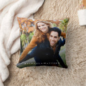 自分のカップル写真を作成する |名前の追加 クッション (ブランケット)