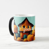 自分のカボチャ村を作成 モーフィングマグカップ (正面左)