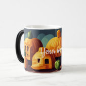 自分のカボチャ村を作成 モーフィングマグカップ (正面左)