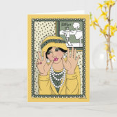 自分のカードを数える_C_グリーティングカード カード (黄色い花)