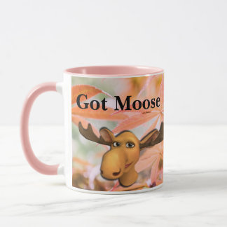 自分のキャプションを作成-ピンクマグ マグカップ