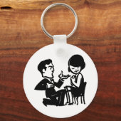 自分のキーチェーンと結婚 キーホルダー (正面)