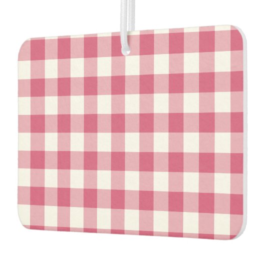 自分のギンガムを作る カーエアーフレッシュナー (左)