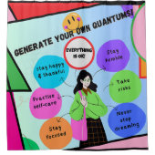 自分のクォンタムを生成！シャワーカーテン シャワーカーテン (正面)