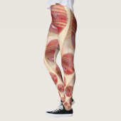 自分のクリケットおもしろいボールスポーツを作成 レギンス (左)